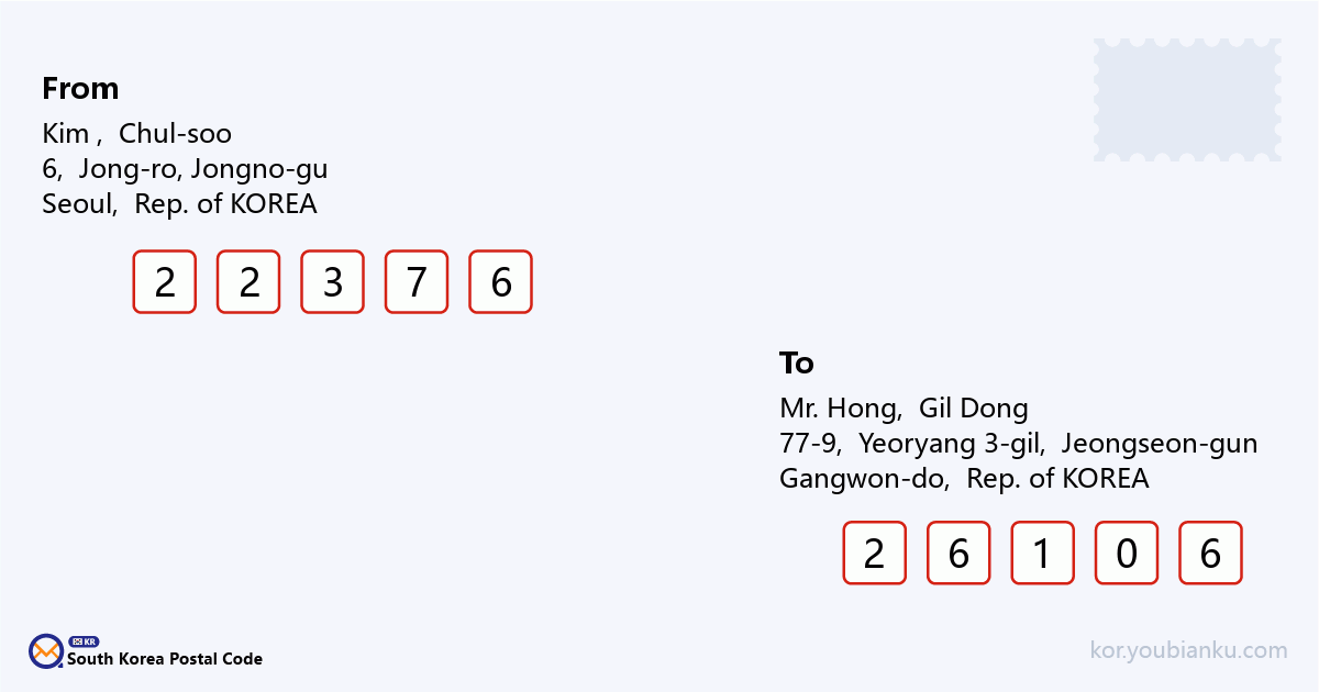 77-9, Yeoryang 3-gil, Yeoryang-myeon, Jeongseon-gun, Gangwon-do.png